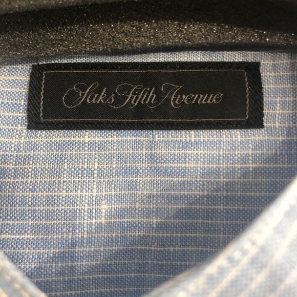 Saks Fifth Ave button down FATHERS DAY GIFT 💝 - Picture 2 of 2
